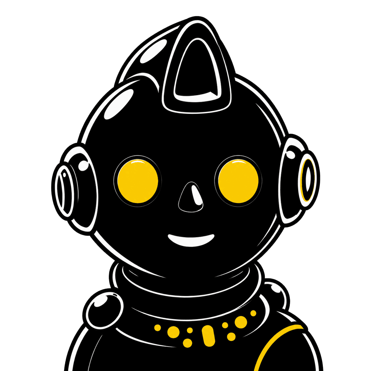 Smiling ASOGUE character